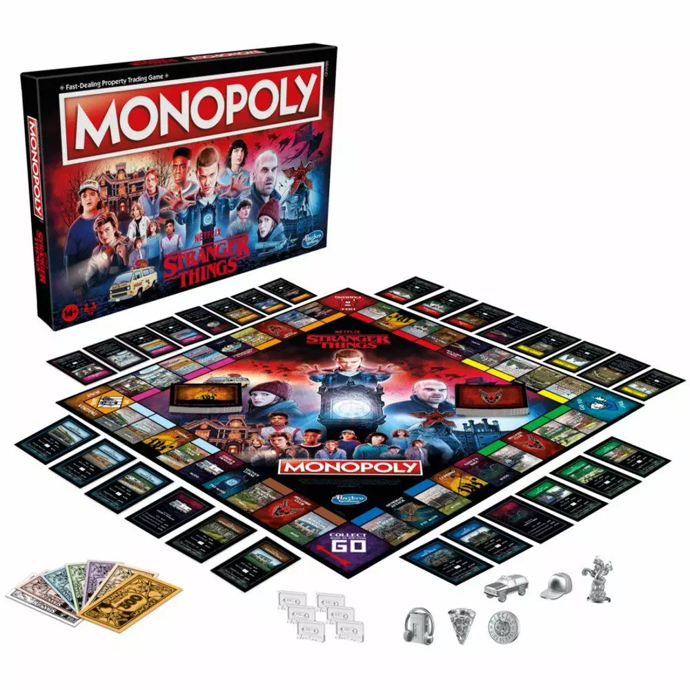HASBRO LICENSED GAMING MONOPOLY STRANGER THINGS