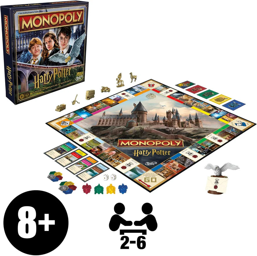 HASBRO GAMING LICENSED MONOPOLY - HARRY POTTER