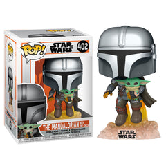 Pop! Tv: The Mandalorian - Mando Flying w/Jet