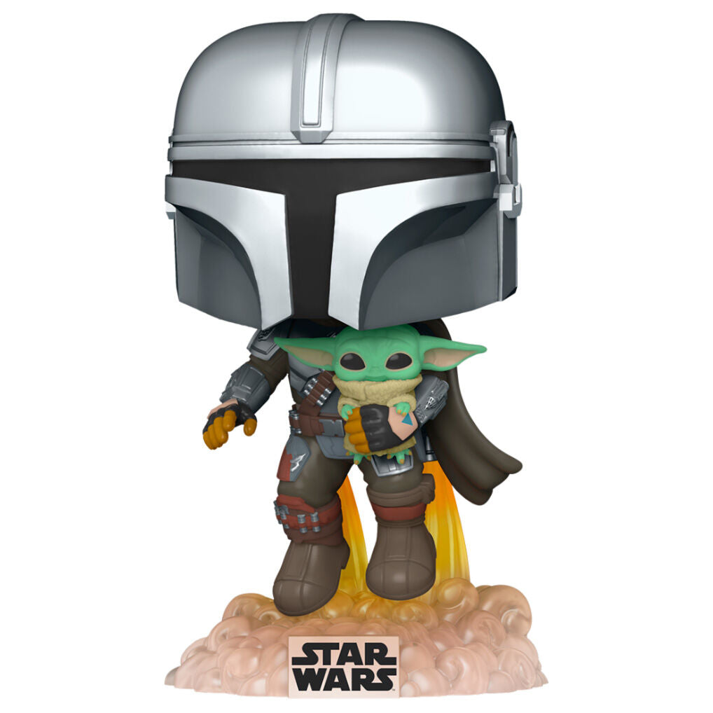 Pop! Tv: The Mandalorian - Mando Flying w/Jet