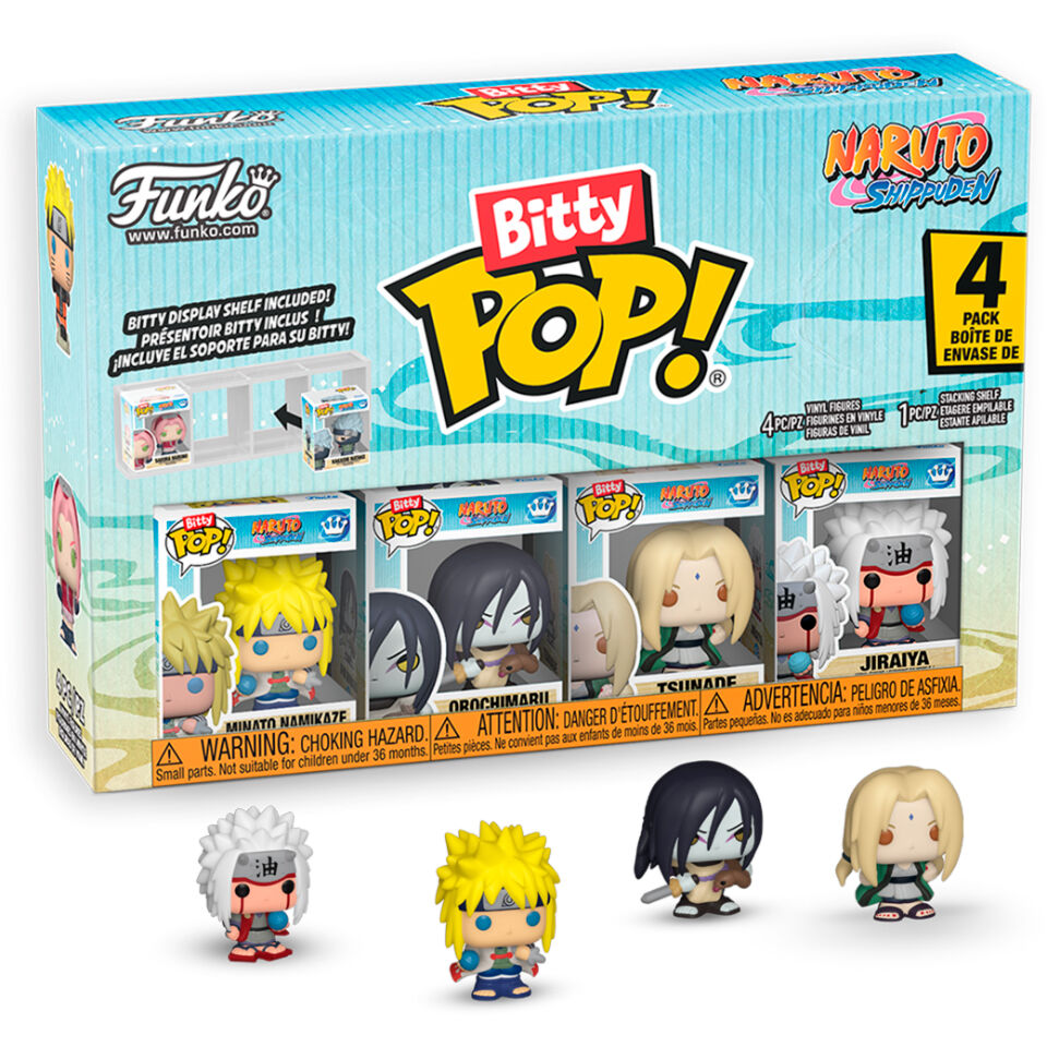 Bitty Pop! Animation: Naruto Shippuden - Team 2 4pk
