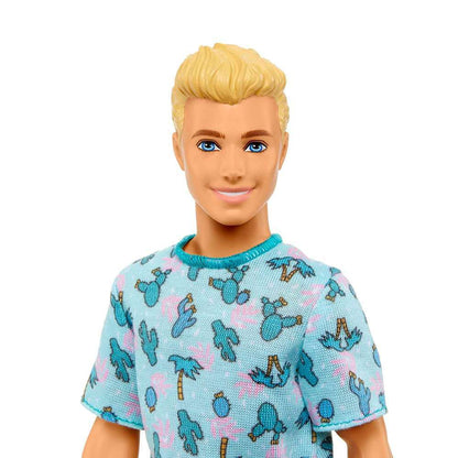 MATTEL BARBIE KEN FASHIONISTAS DOLL - BLUE SHIRT