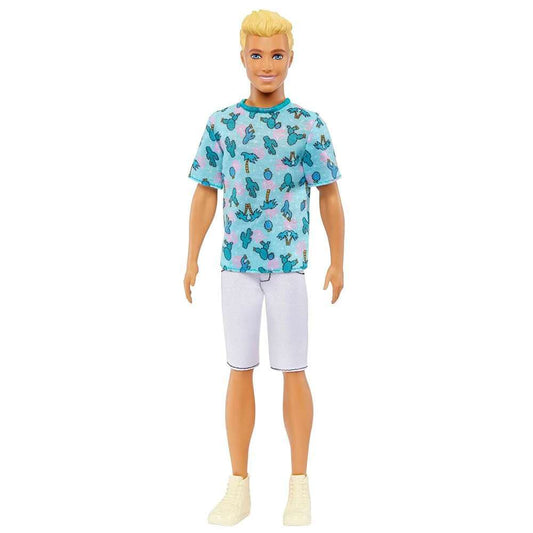 MATTEL BARBIE KEN FASHIONISTAS DOLL - BLUE SHIRT