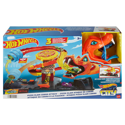 MATTEL HOTWHEELS CITY HOT WHEELS CITY SNAKE & PIZZA SHOP