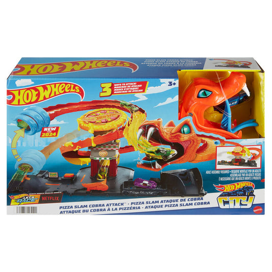 MATTEL HOTWHEELS CITY HOT WHEELS CITY SNAKE & PIZZA SHOP