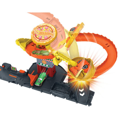 MATTEL HOTWHEELS CITY HOT WHEELS CITY SNAKE & PIZZA SHOP