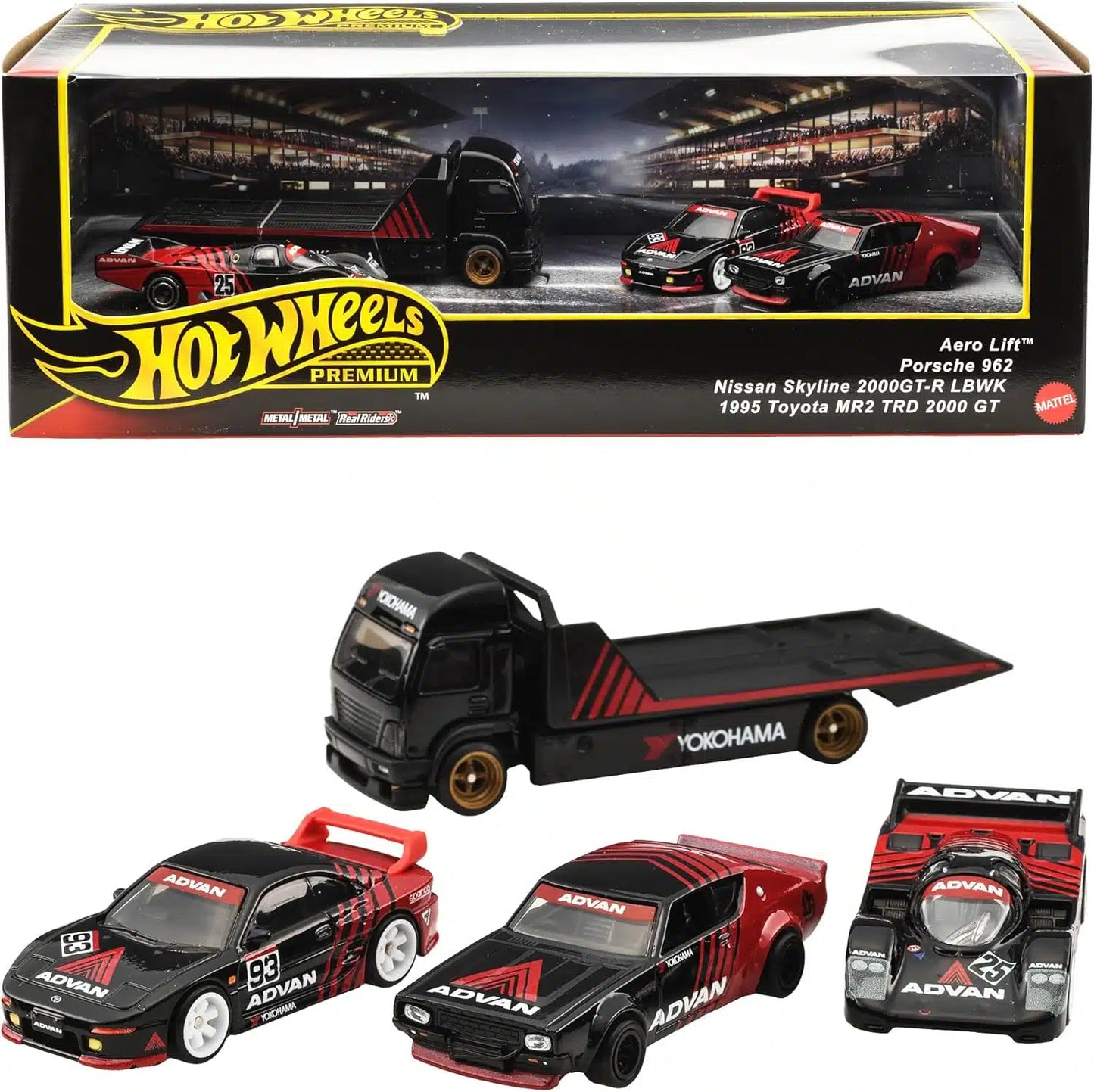 MATTEL HOTWHEELS PREMIUM COLLECTOR SET - ASST 5
