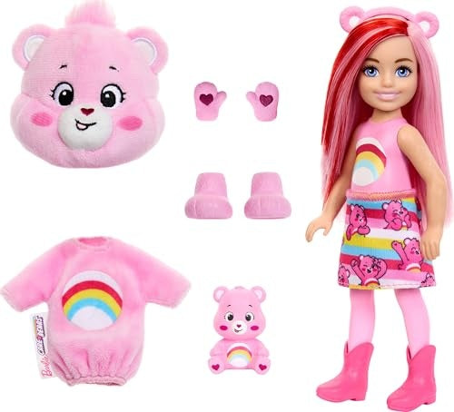 MATTEL BARBIE CHELSEA CUTIE REVEAL CARE BEARS 3 ASST