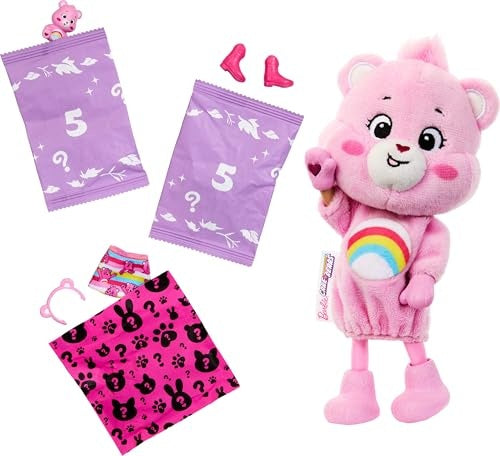 MATTEL BARBIE CHELSEA CUTIE REVEAL CARE BEARS 3 ASST