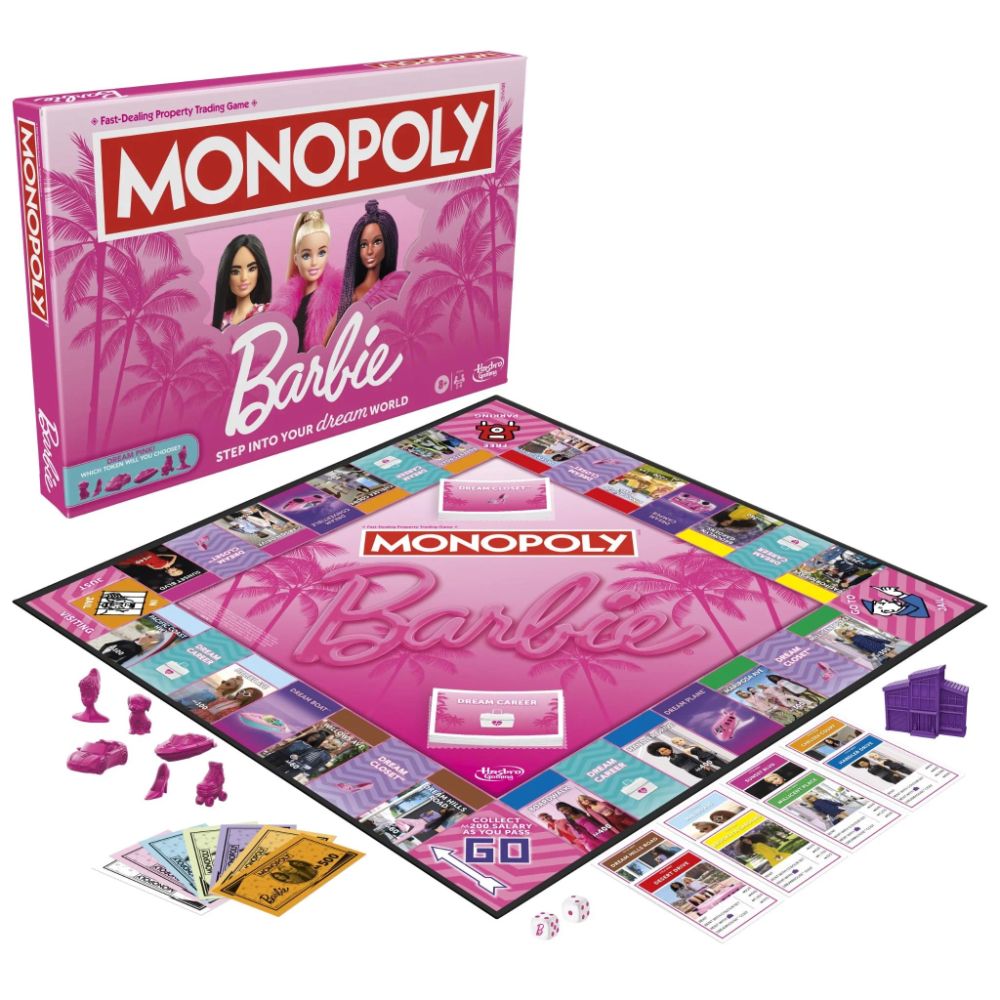 HASBRO GAMING MONOPOLY - BARBIE