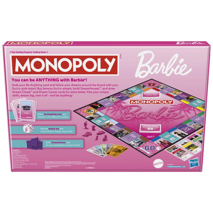 HASBRO GAMING MONOPOLY - BARBIE