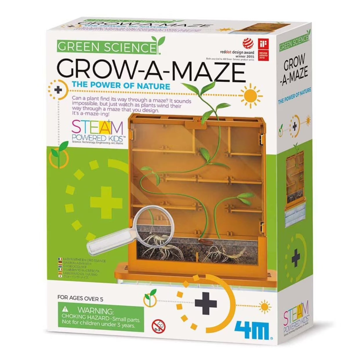 4M KIDS LABS/GREEN SCI-GROW-A-MAZE