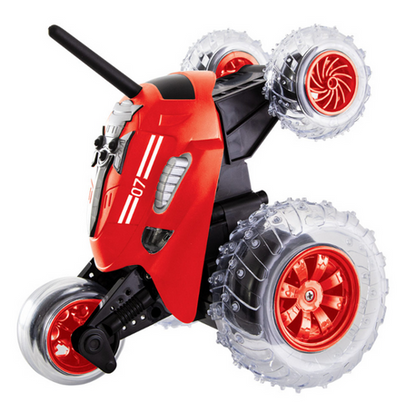 SHARPER IMAGE TOY RC MONSTER SPINNING CAR RED