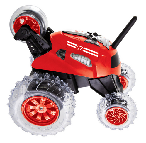 SHARPER IMAGE TOY RC MONSTER SPINNING CAR RED