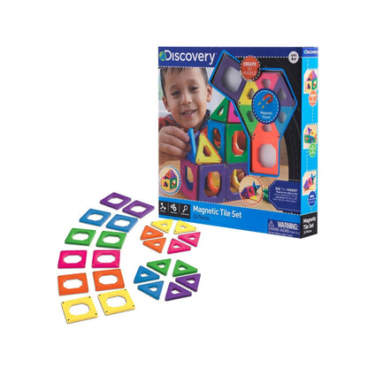 DISCOVERY MINDBLOWN TOY - MAGNETIC TILES 24PCS