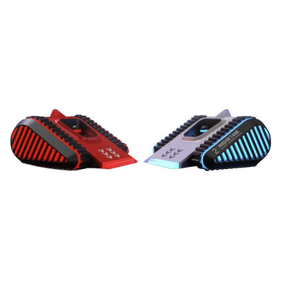 SHARPER IMAGE TOY RC BATTLE WEDGE TANKS LED 2PK
