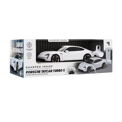 SHARPER IMAGE RC PORSCHE TAYCAN TURBO S 1:20