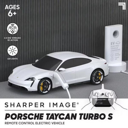 SHARPER IMAGE RC PORSCHE TAYCAN TURBO S 1:20