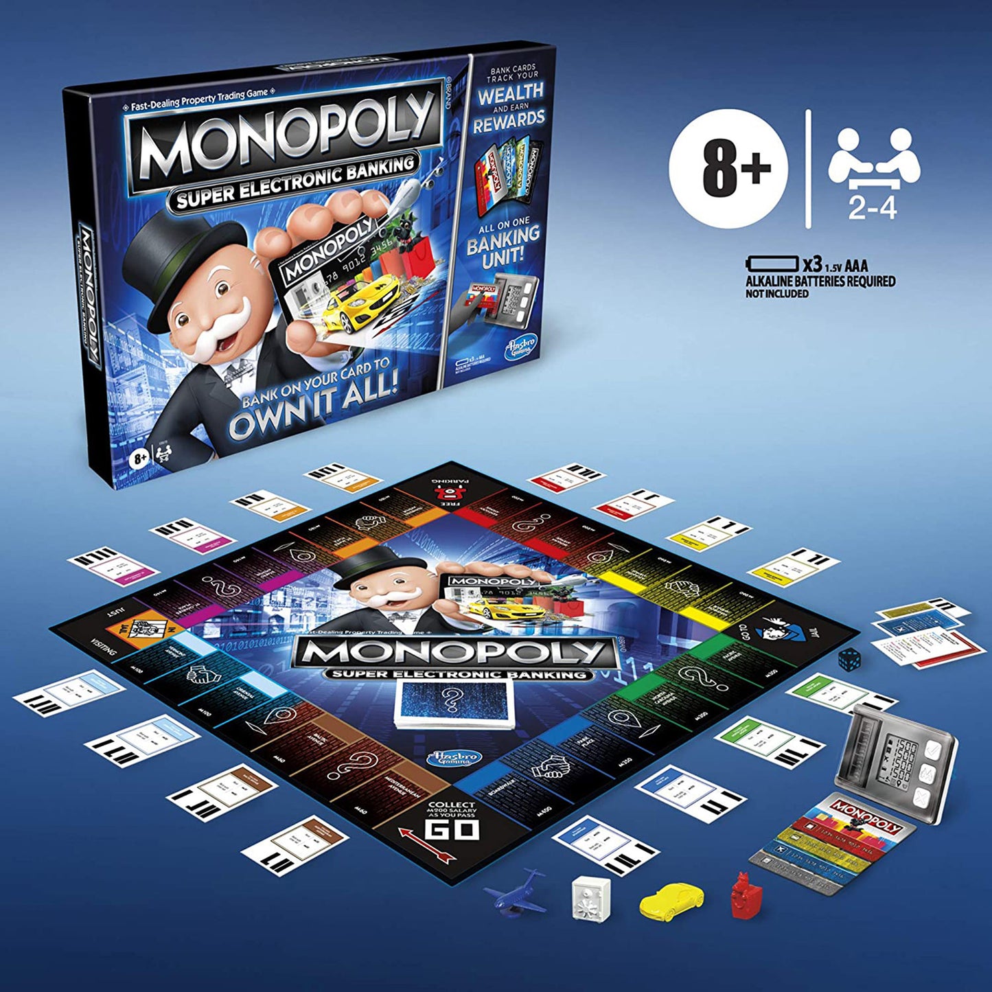HASBRO MONOPOLY SUPER ELECTRONIC BANKING