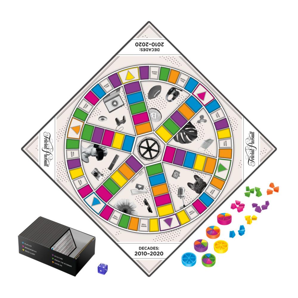 HASBRO GAMING TRIVIAL PURSUIT DECADES 2010 - 2020