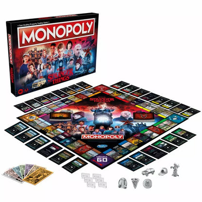 HASBRO LICENSED GAMING MONOPOLY STRANGER THINGS