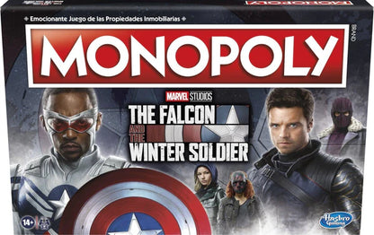 HASBRO MONOPOLY FALCON AND WINTER SOLDIER