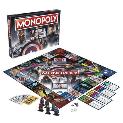 HASBRO MONOPOLY FALCON AND WINTER SOLDIER