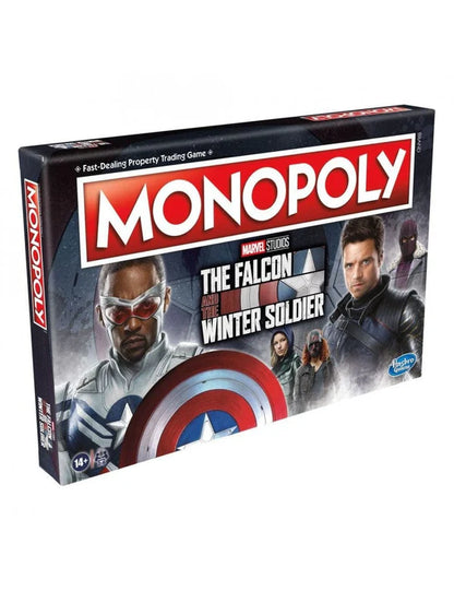 HASBRO MONOPOLY FALCON AND WINTER SOLDIER