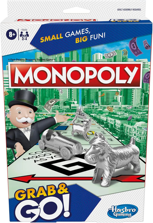 HASBRO MONOPOLY GRAB AND GO REFRESH
