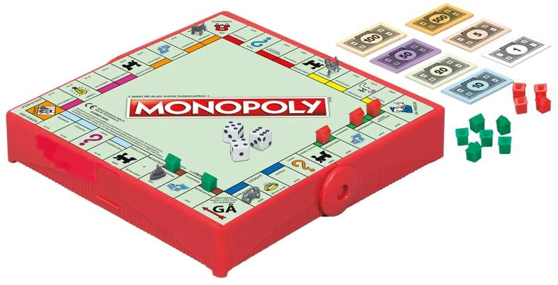 HASBRO MONOPOLY GRAB AND GO REFRESH