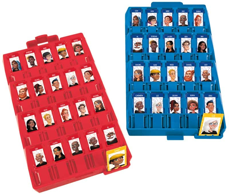 HASBRO GRAB AND GO  GUESS WHO