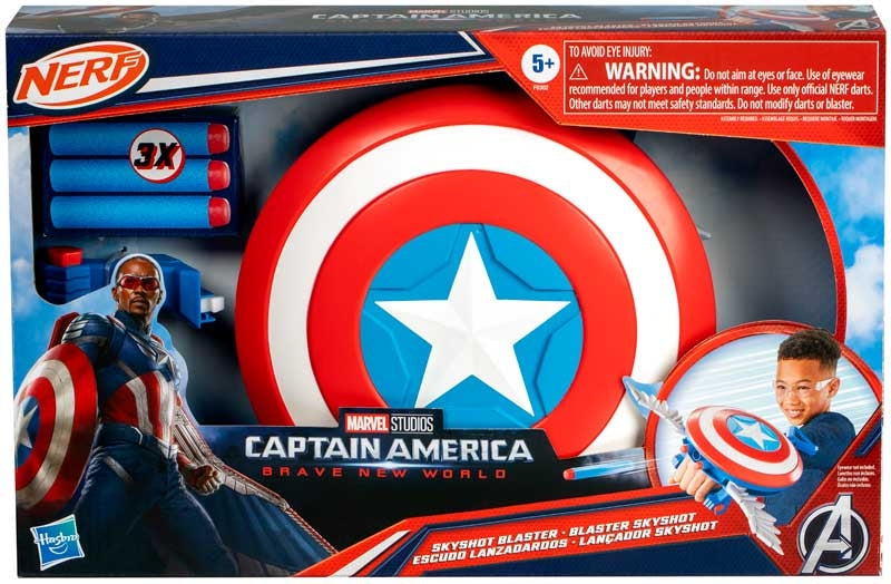 HASBRO MARVEL CPT AM SKYSHOT BLASTER
