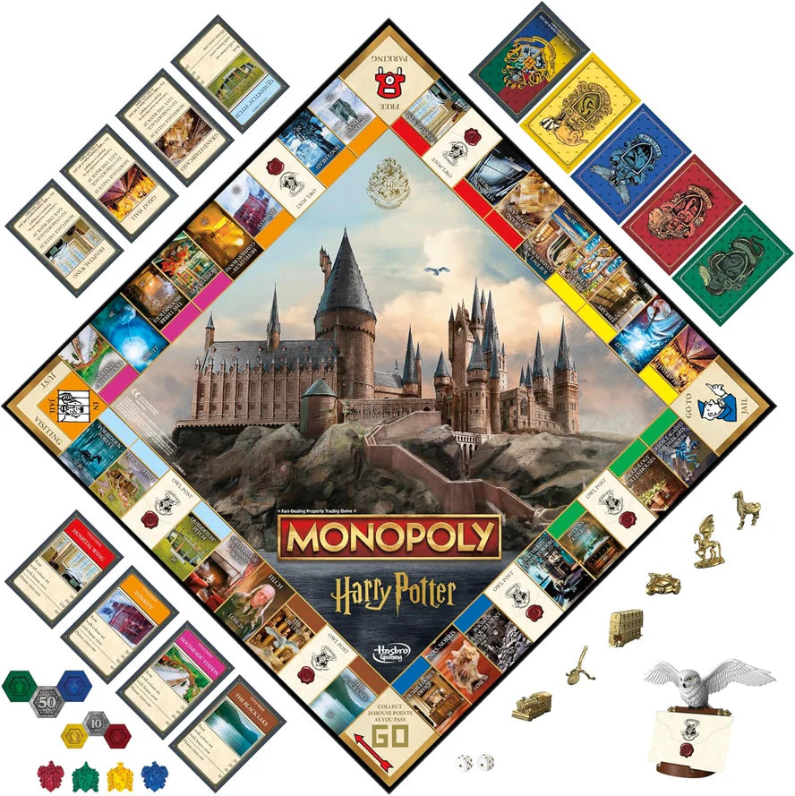 HASBRO GAMING LICENSED MONOPOLY - HARRY POTTER