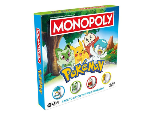 HASBRO GAMING LICENSED MONOPOLY - POKEMON