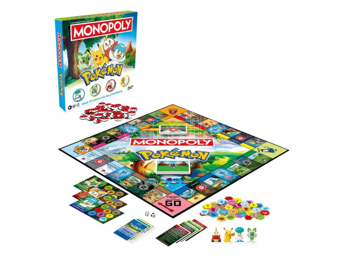 HASBRO GAMING LICENSED MONOPOLY - POKEMON