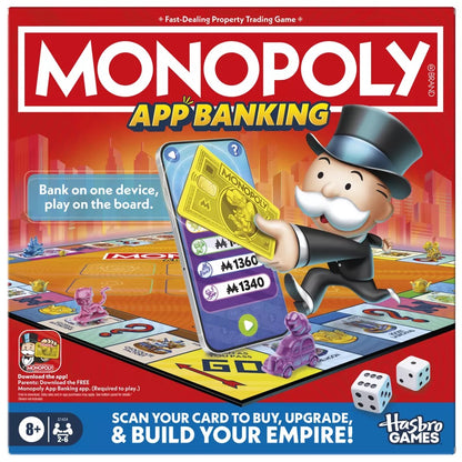 HASBRO GAMING MONOPOLY APP BANKING