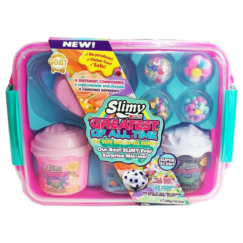 SLIMY G-O-A-T MEDIUM GIFT SET w MIX-INS - 2 ASSTD