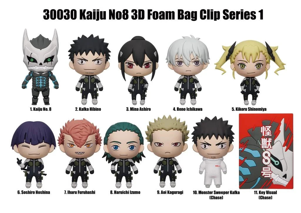 Monogram: Kaiju No. 8 3D Foam Bag Clip