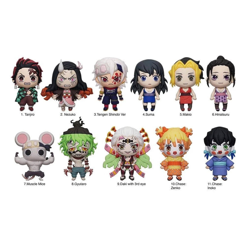 Monogram: Demon Slayer (Season 2) 3D Foam Bag Clip - Series 6