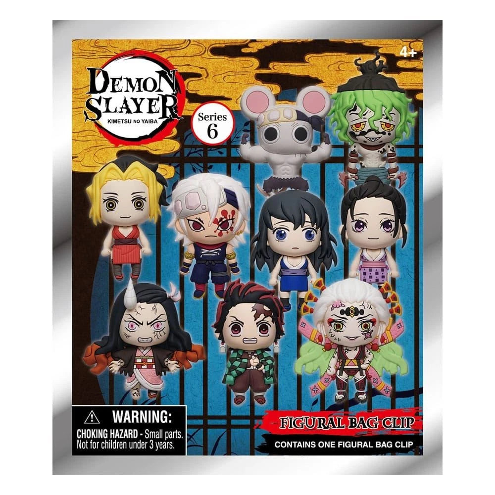 Monogram: Demon Slayer (Season 2) 3D Foam Bag Clip - Series 6
