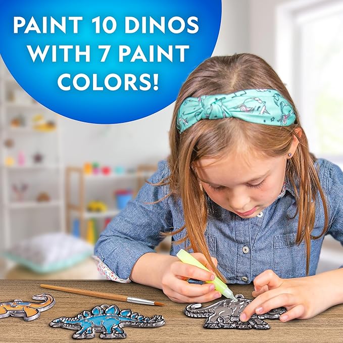 NAT GEO GID STAINED GLASS DINOSAURS