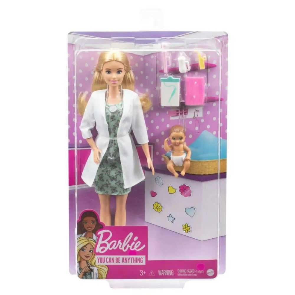 MATTEL BARBIE BABY DOCTOR DOLL