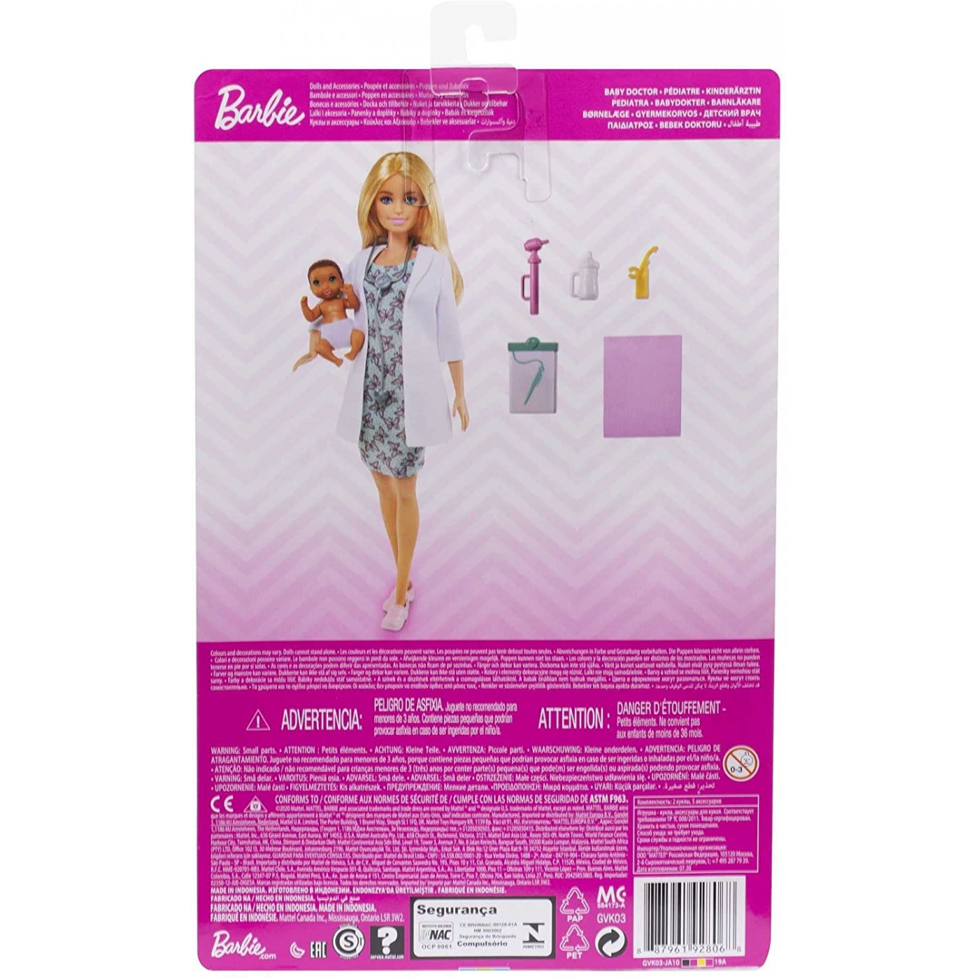 MATTEL BARBIE BABY DOCTOR DOLL