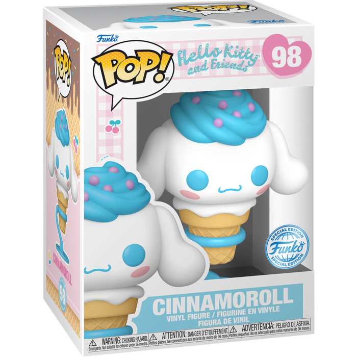 Pop! Sanrio: Hello Kitty - Cinnamoroll Ice Cream Cone (Exc)
