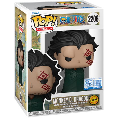 Pop! Animation: One Piece S12 - Monkey D. Dragon w/chase (Exc)
