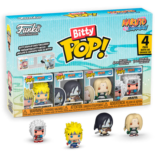 Bitty Pop! Animation: Naruto Shippuden - Team 2 4pk