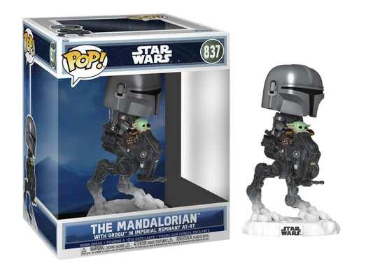 Pop Rides Deluxe! Star Wars: The Mandalorian and Grogu - Mandalorian w/ Grogu