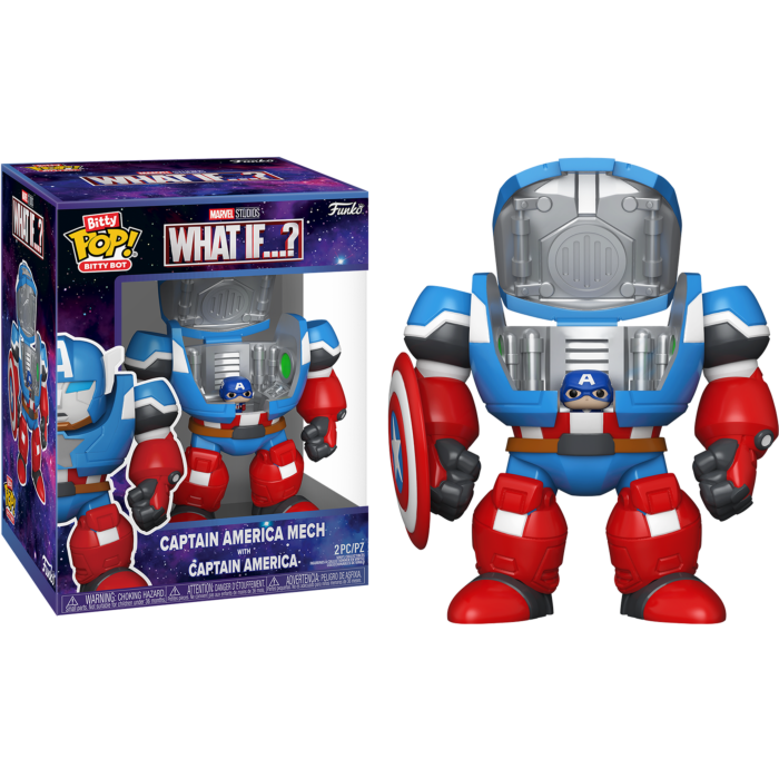 Bitty Bots: Marvel - Captain America Mech with Cap