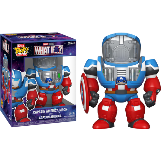 Bitty Bots: Marvel - Captain America Mech with Cap