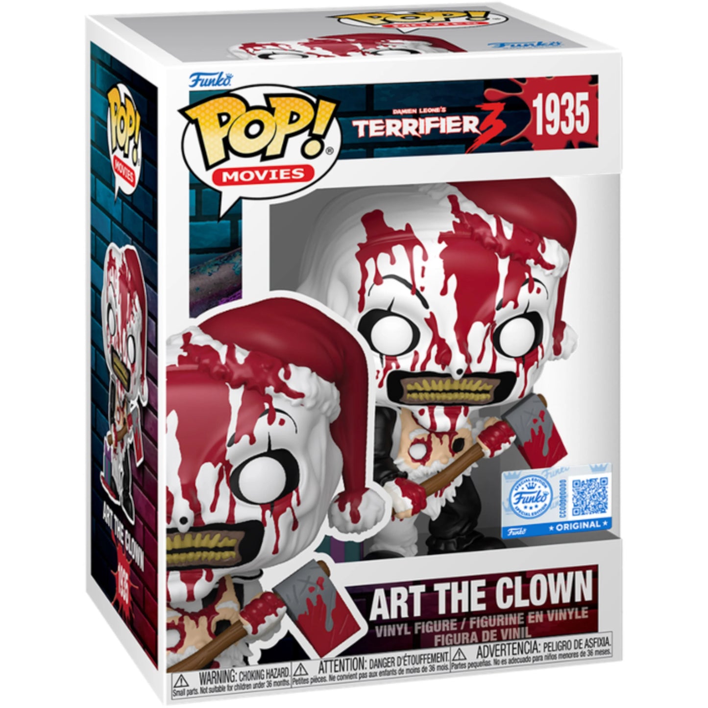 Pop! Movies: Terrifier 3 - Art the Clown (Exc)